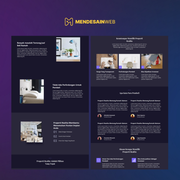 Template Ultimate Properti Website Canva - Gambar 4