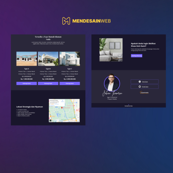 Template Ultimate Properti Website Canva - Gambar 5